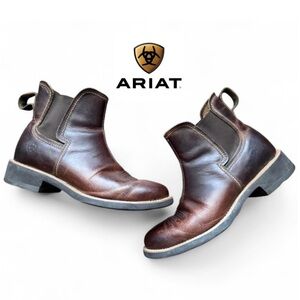 Ariat Men's Ambush Chelsea Boots 10010997 Distressed Brown Leather Size 7.5 D